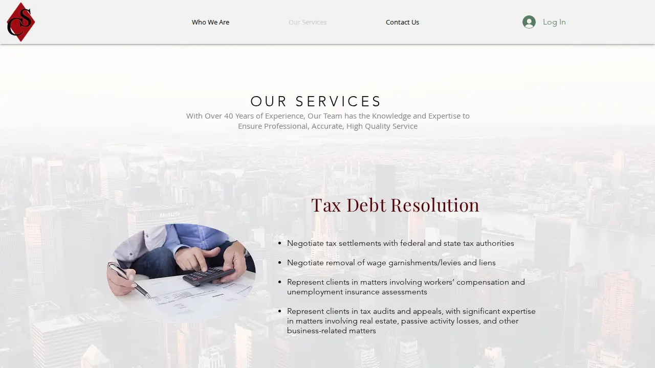 C S Financial Advisors Inc page