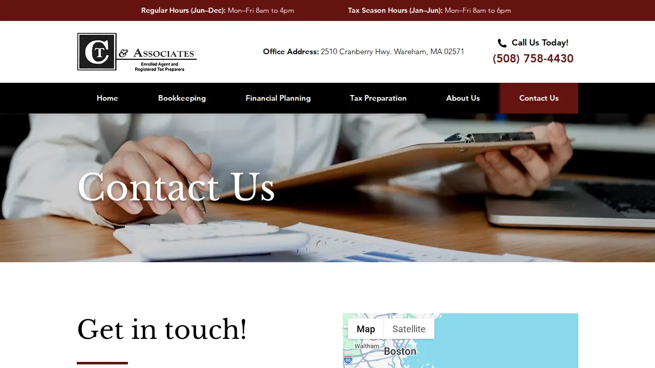 CT & Associates page