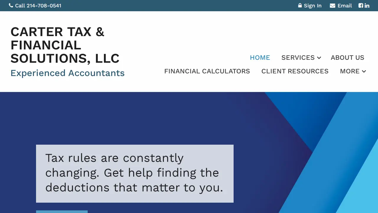 Carter Tax & Finanical Solutions