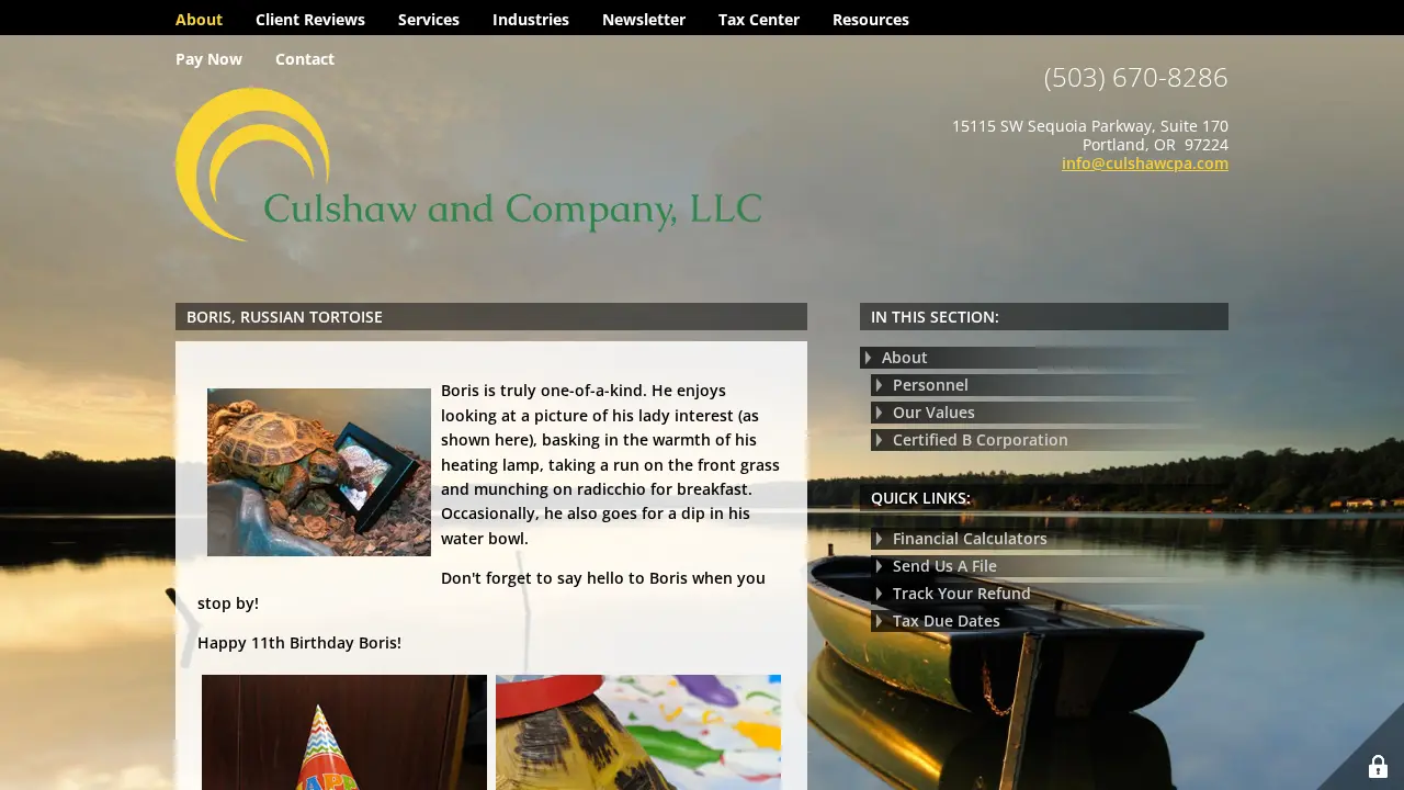 Culshaw and Company, LLC page