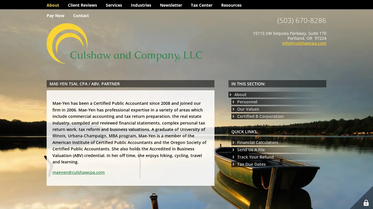 Culshaw and Company, LLC page