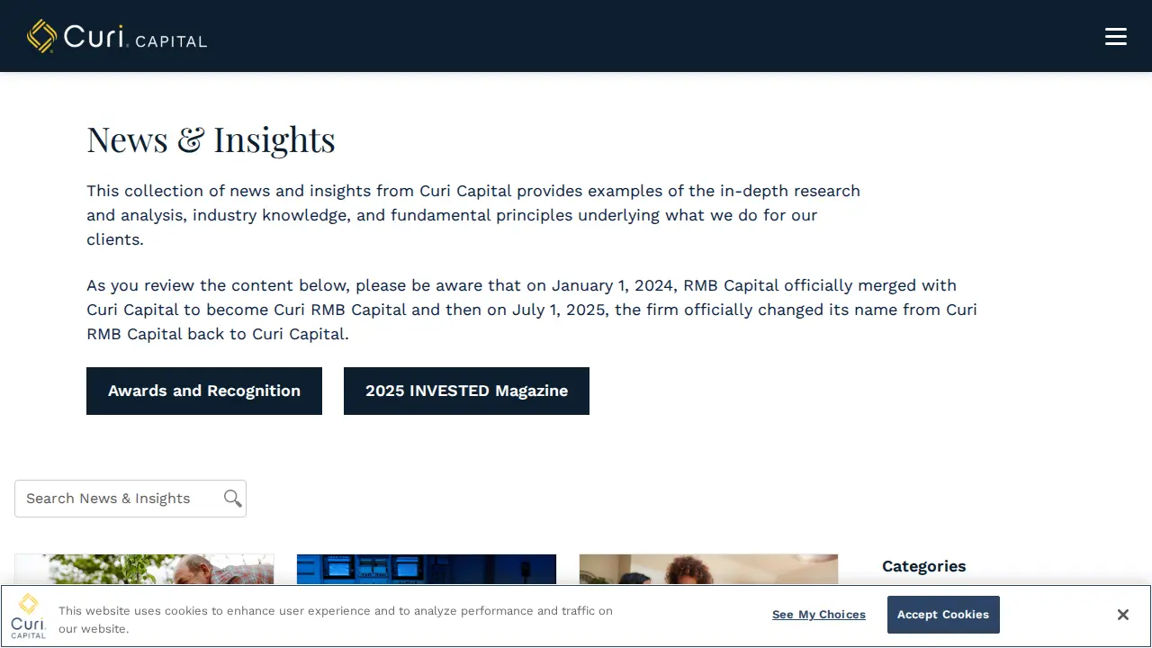 Curi Capital page