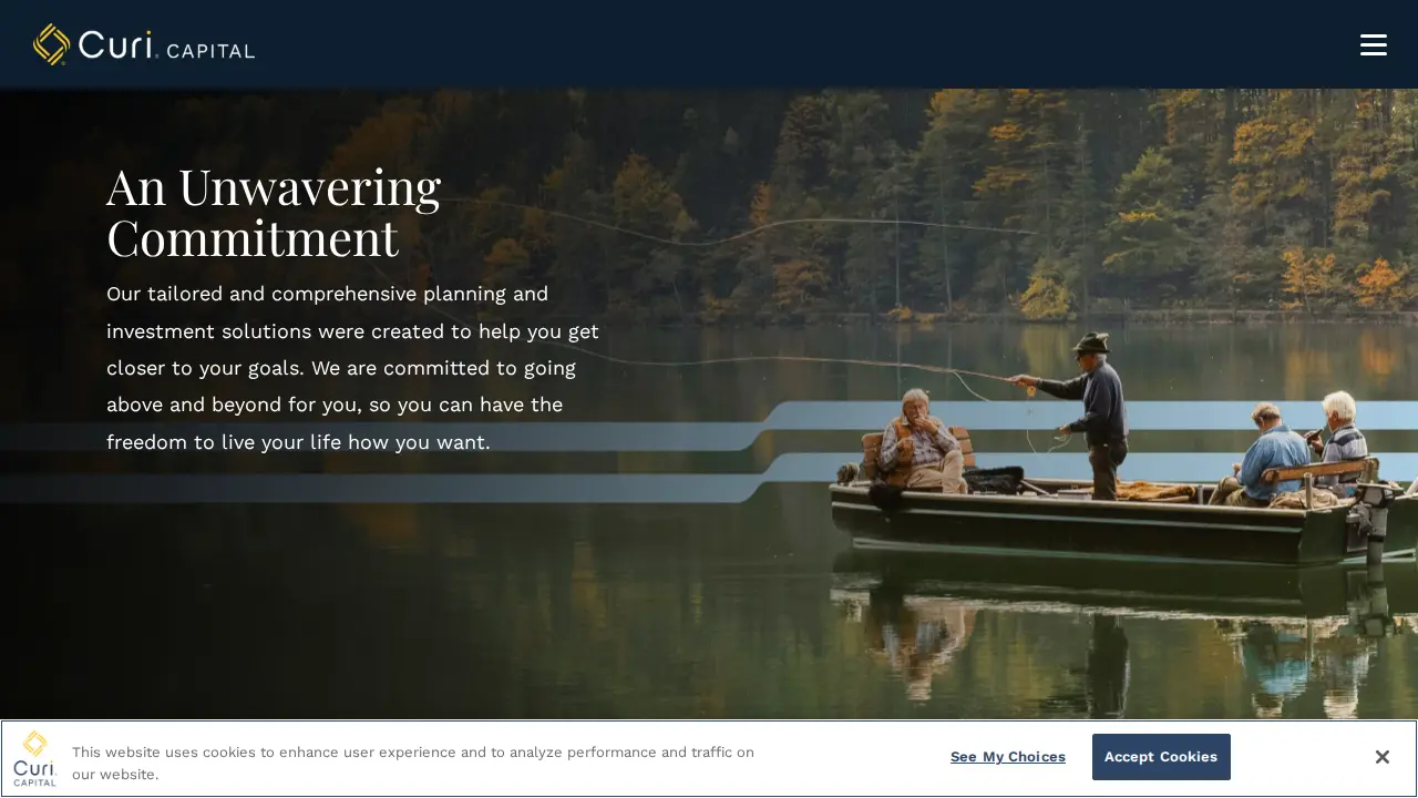 Curi Capital website
