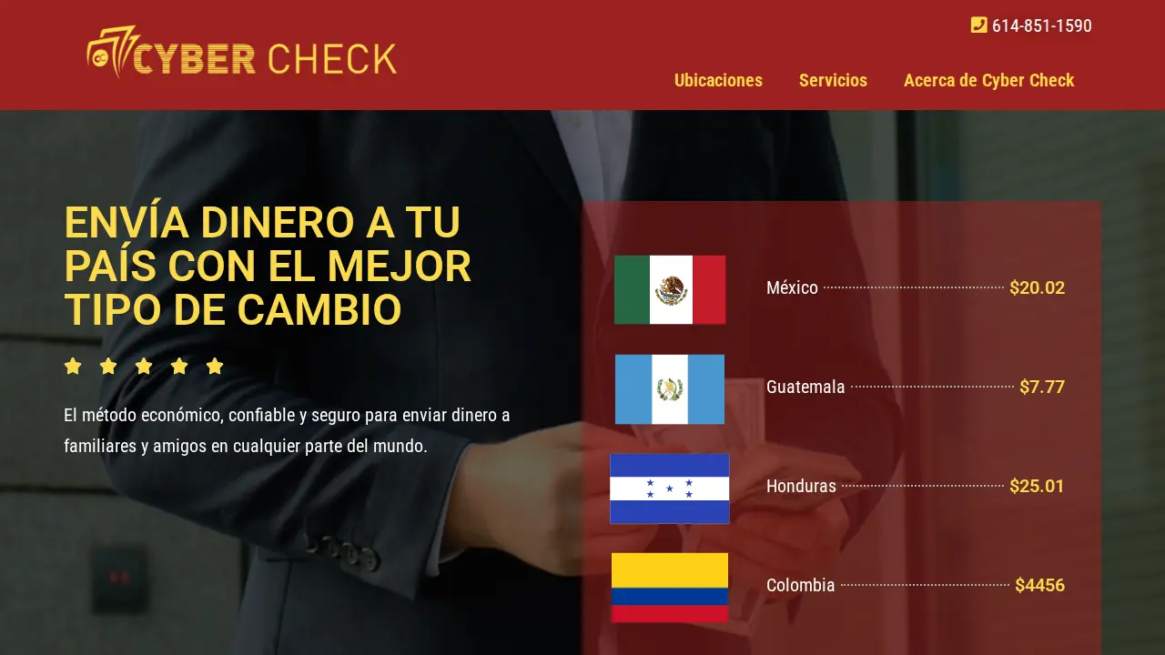 Cyber Check Multiservices website