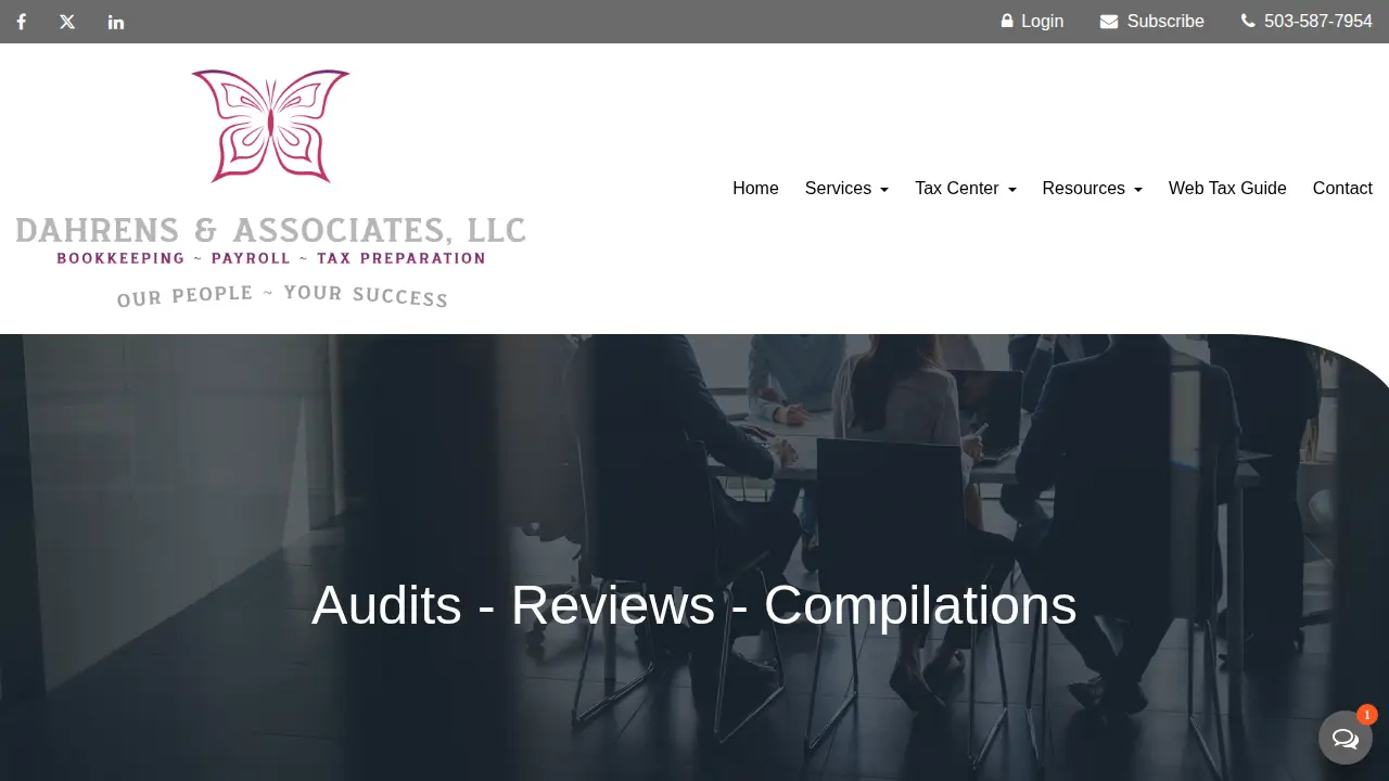 Dahrens & Associates LLC page