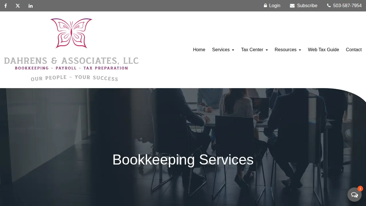 Dahrens & Associates LLC page