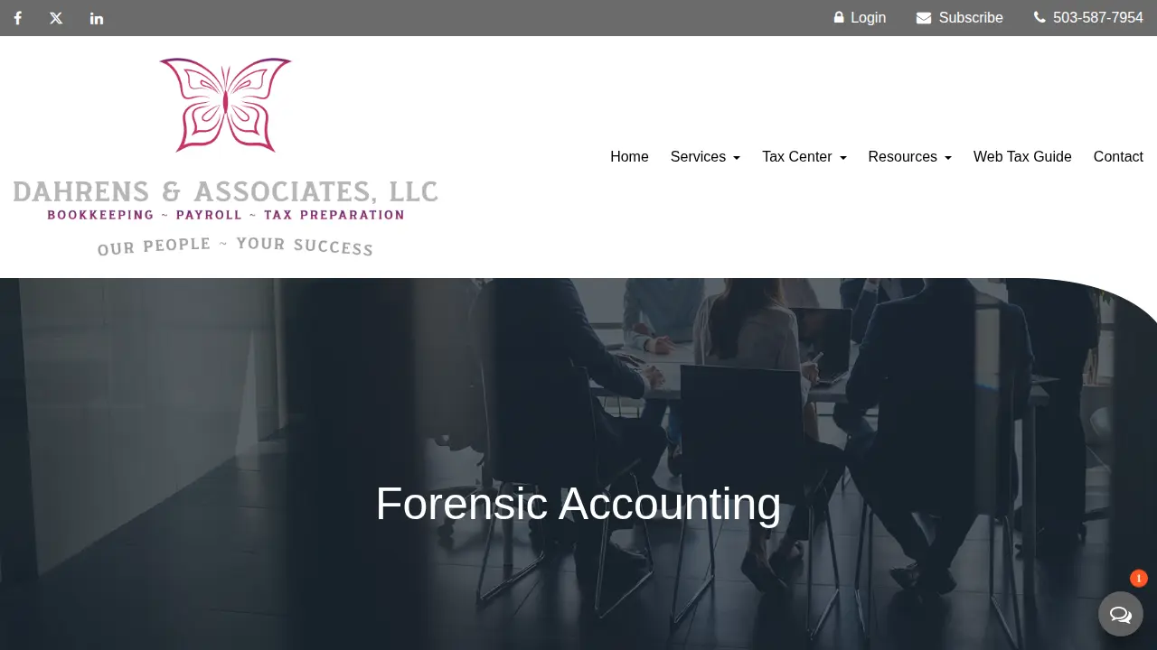 Dahrens & Associates LLC page