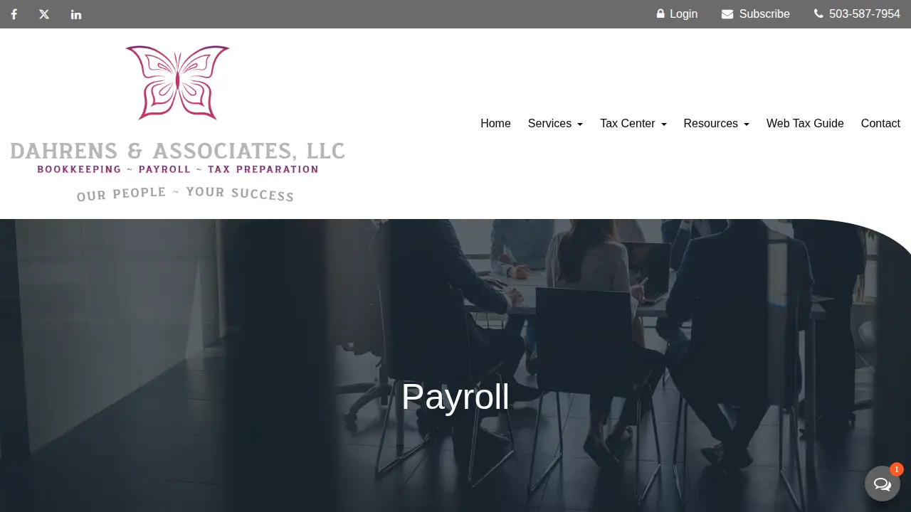 Dahrens & Associates LLC page