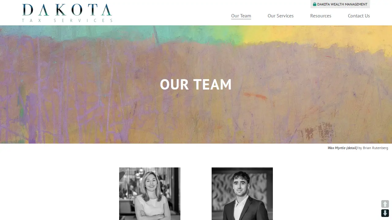 Dakota Tax Services page