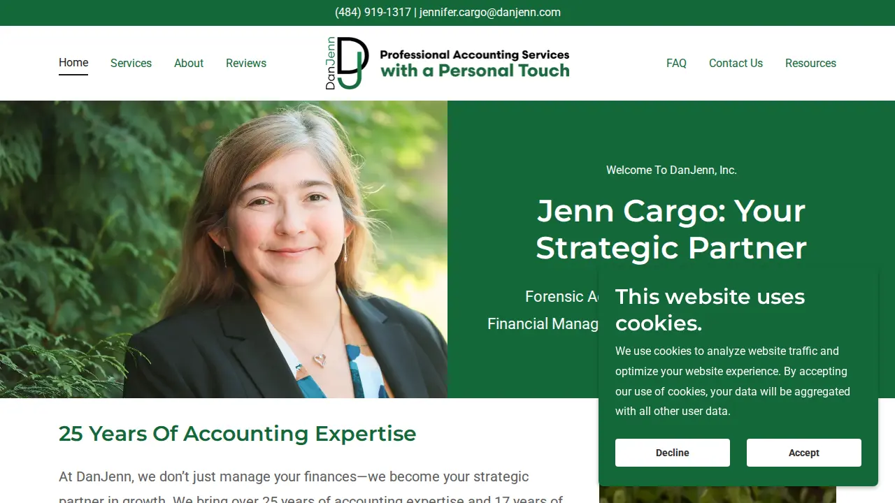 DanJenn, Inc page