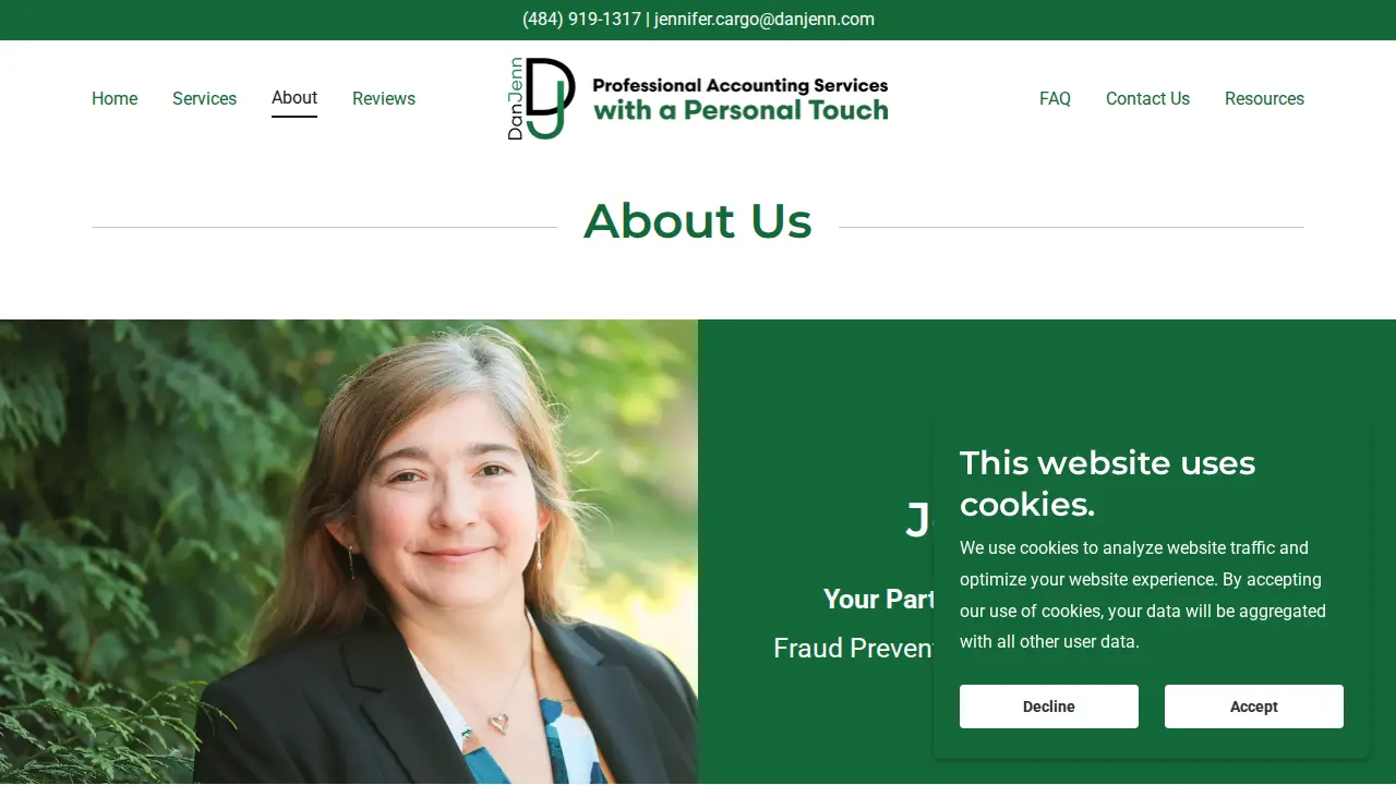 DanJenn, Inc page