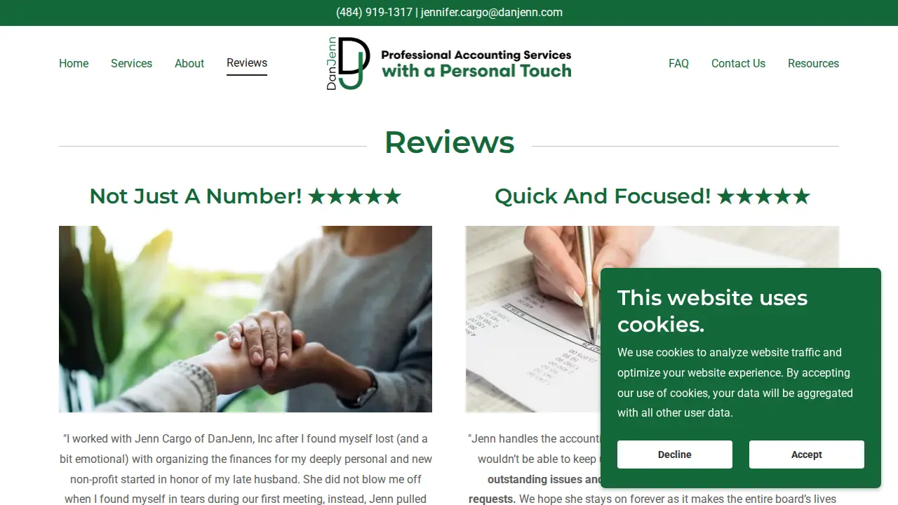 DanJenn, Inc page