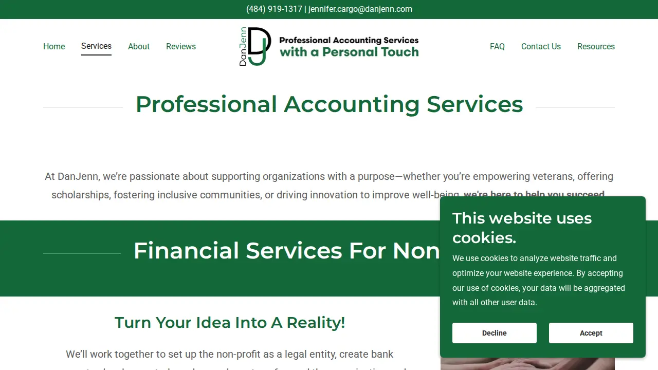 DanJenn, Inc page
