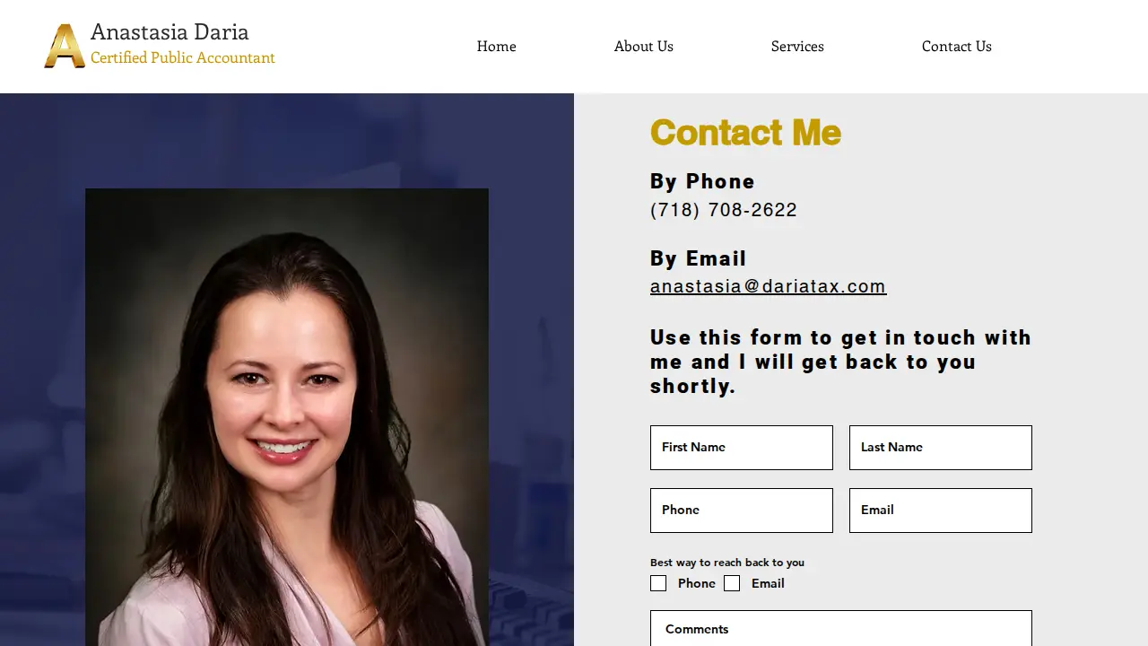 Anastasia Daria CPA page