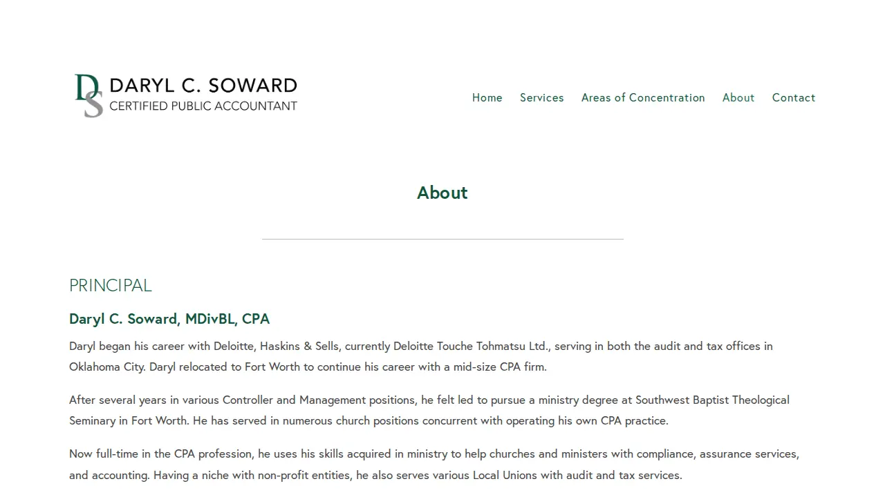 Soward Daryl C CPA page