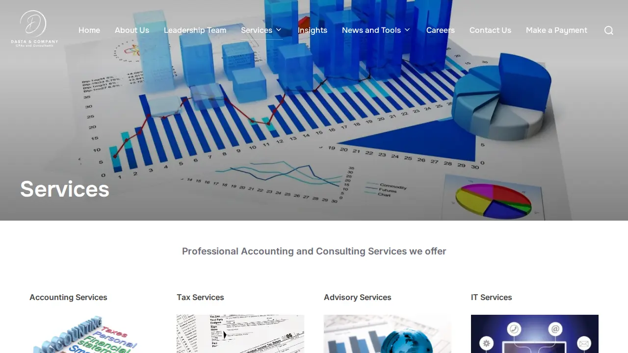 Dasta & Company CPAs and Consultants page