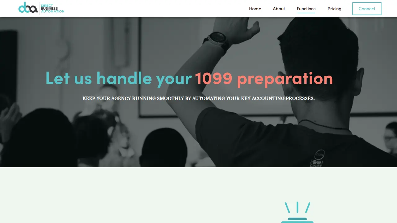 Direct Business Automation page