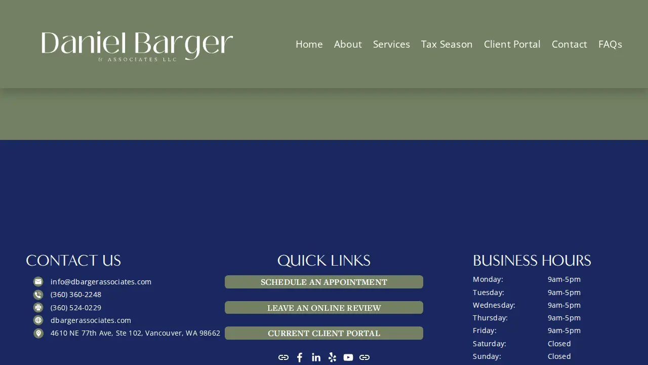 Daniel Barger & Associates LLC page