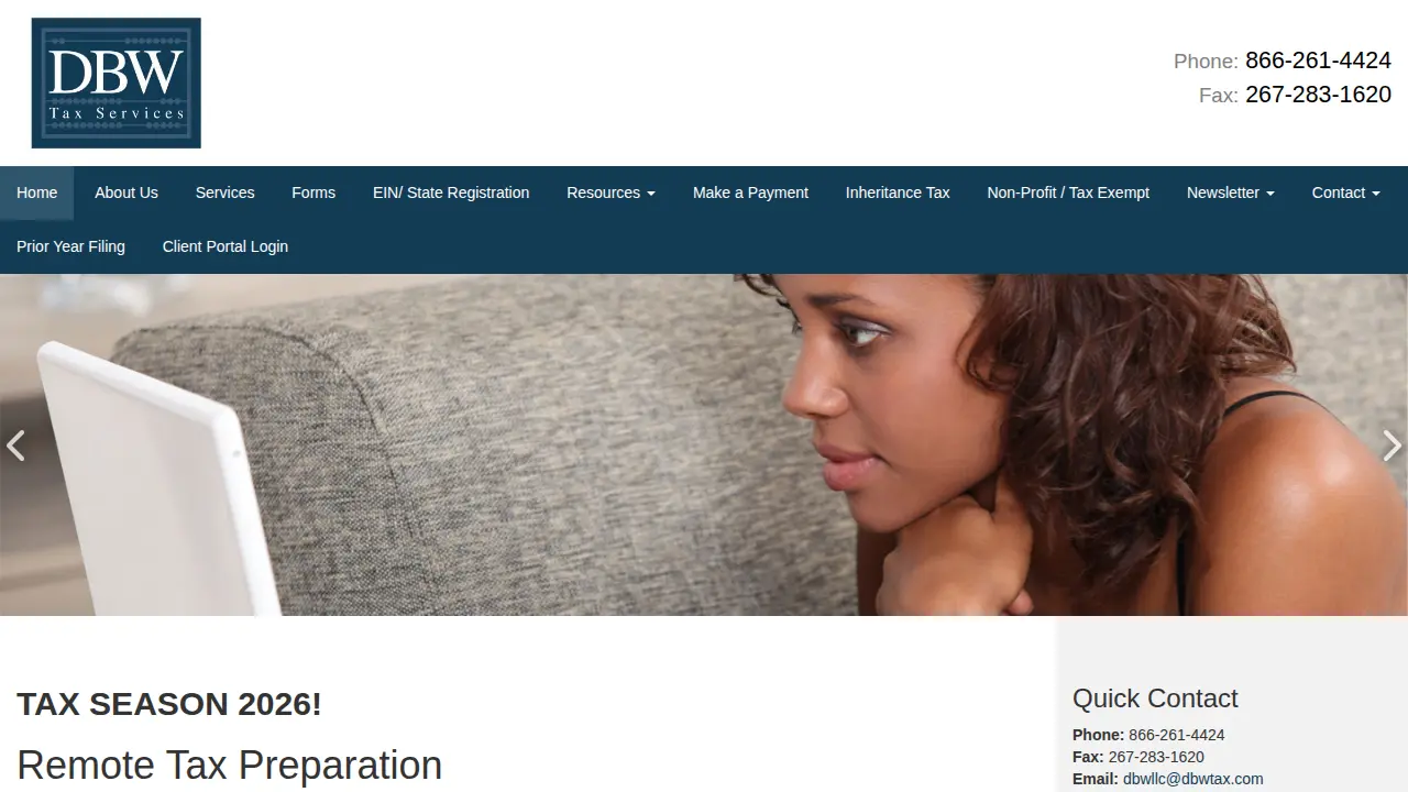 DBW TAX SERVICES LLC