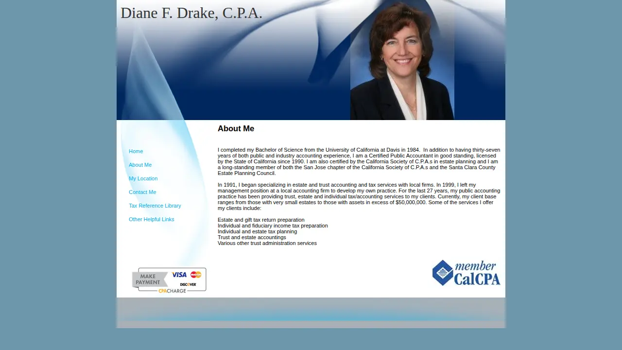 Diane F. Drake C.P.A page