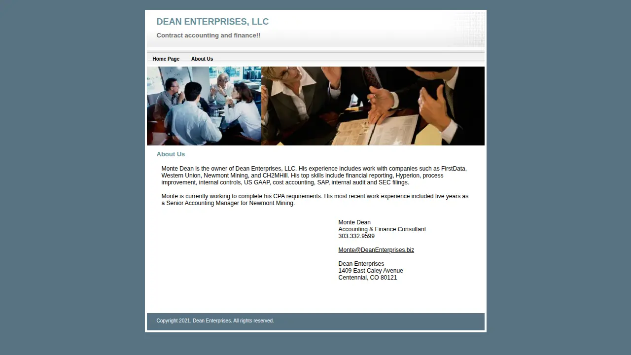 Dean Enterprises, LLC page
