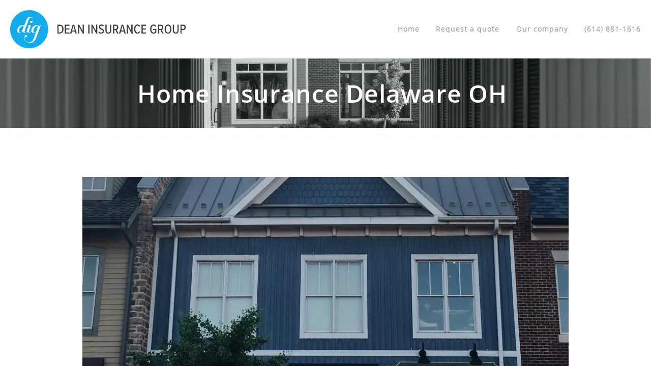 Dean Insurance Group page