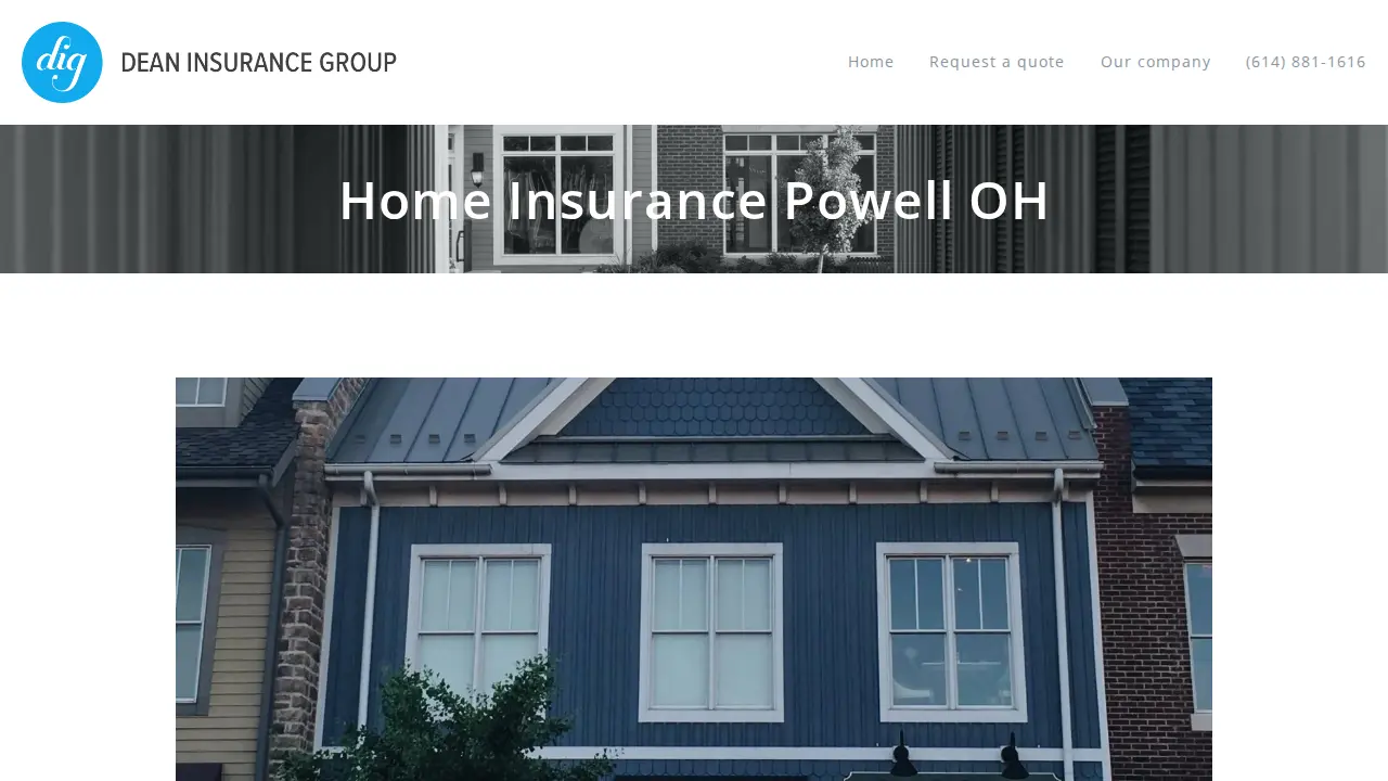 Dean Insurance Group page