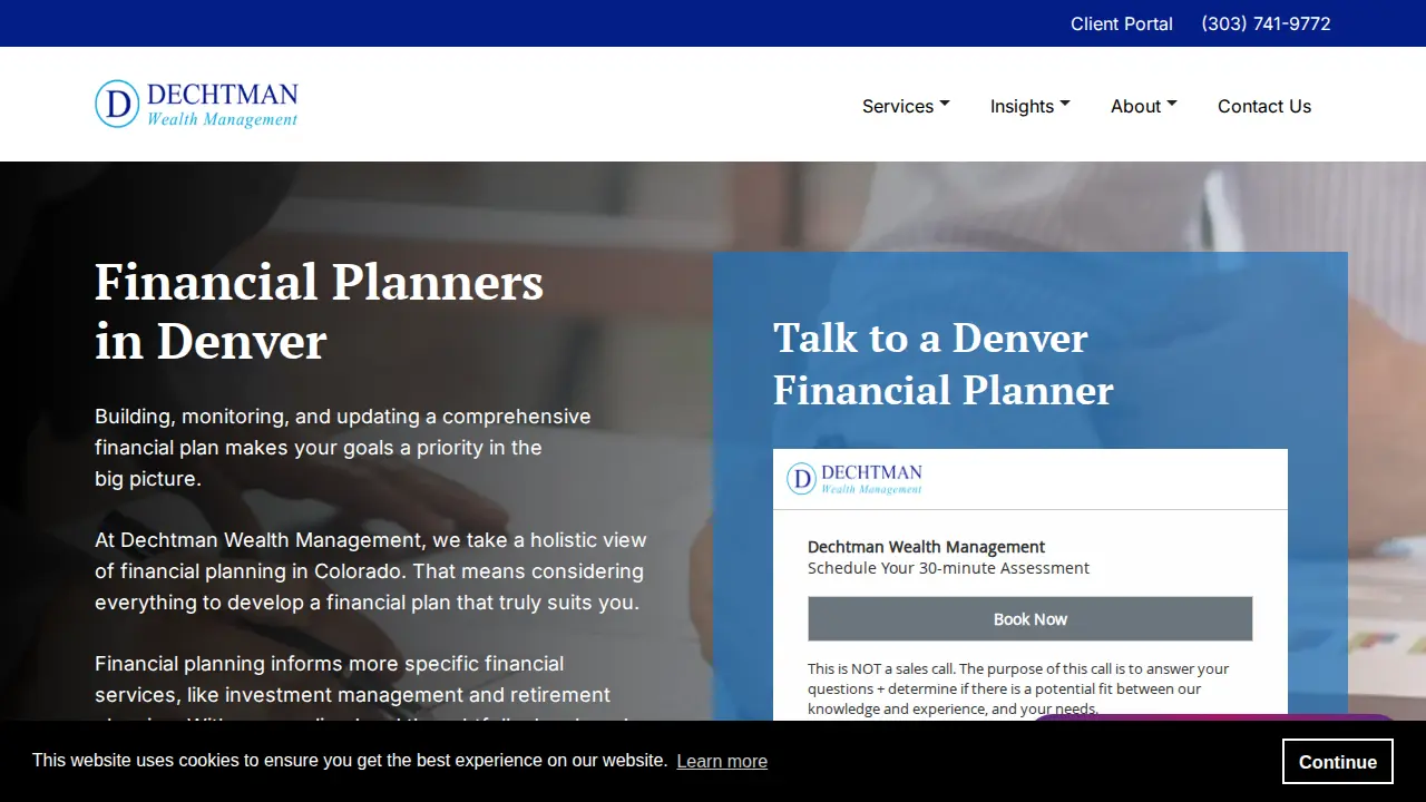 Dechtman Wealth Management page