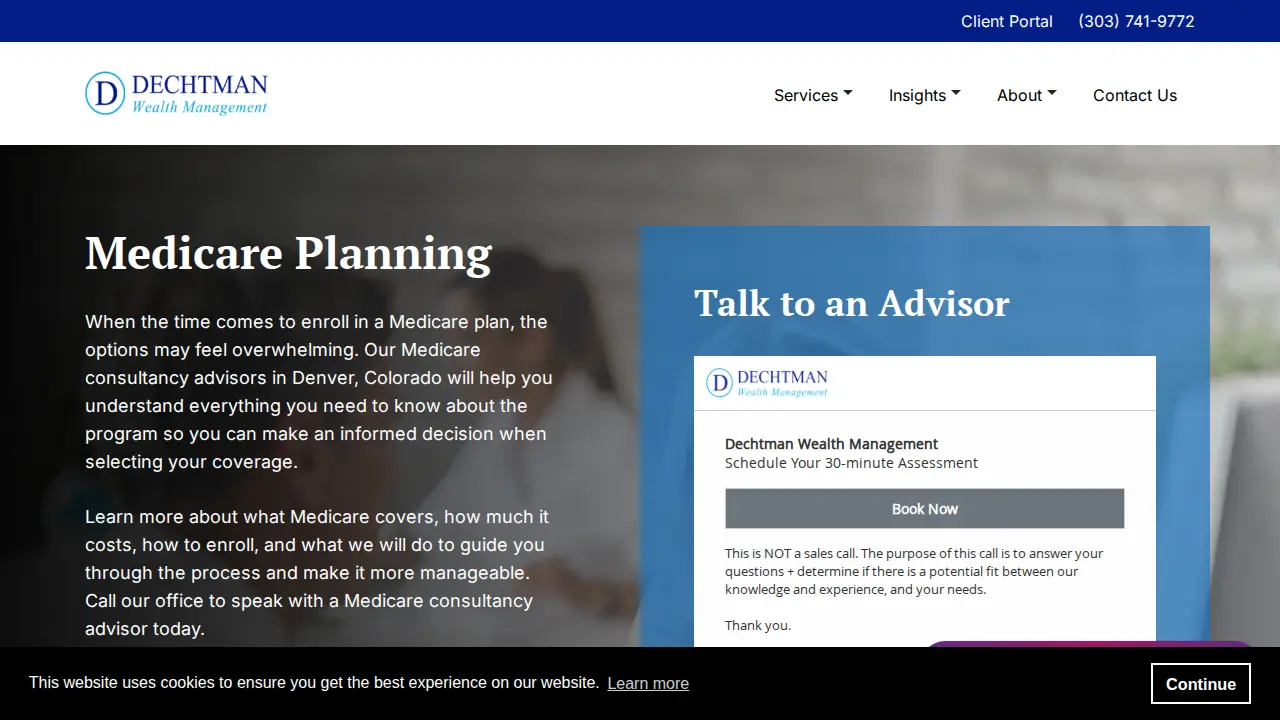 Dechtman Wealth Management page