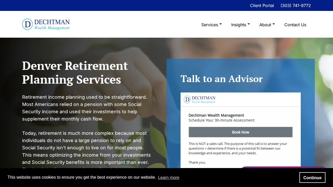Dechtman Wealth Management page