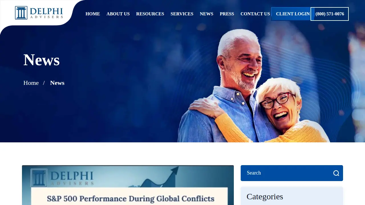 Delphi Advisers, LLC. page