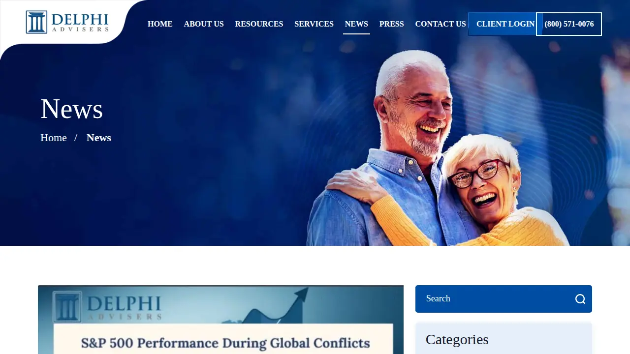 Delphi Advisers, LLC. page