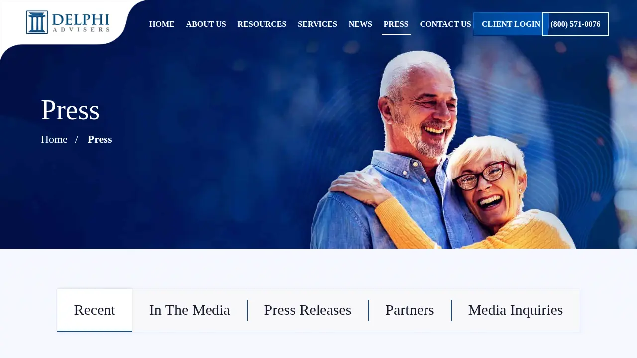 Delphi Advisers, LLC. page