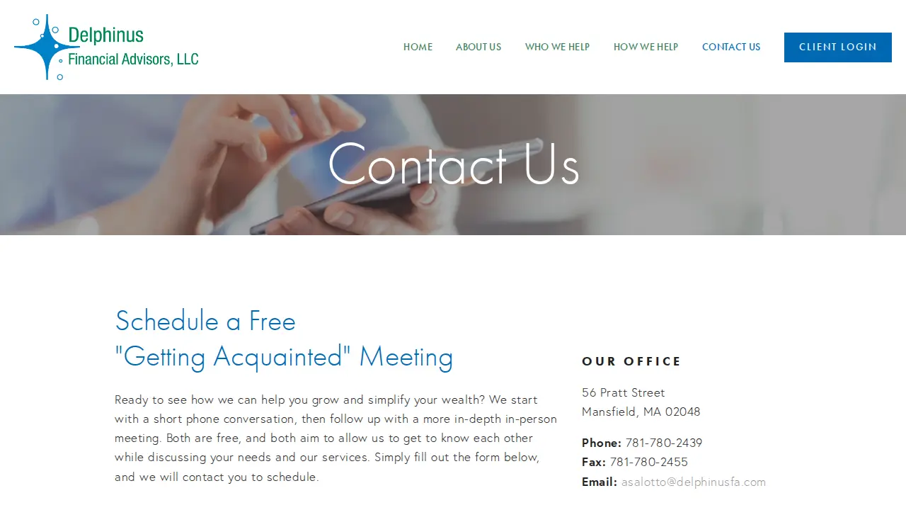 Delphinus Financial Advisors, LLC page