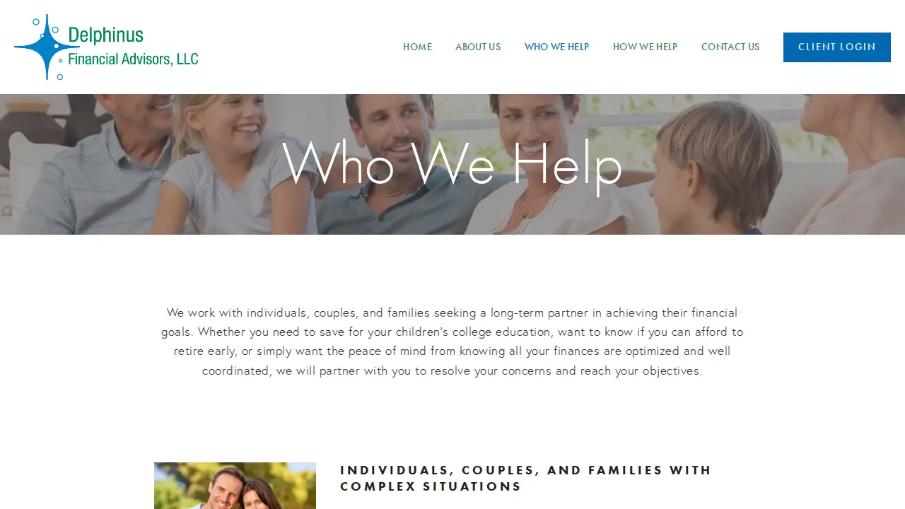 Delphinus Financial Advisors, LLC page