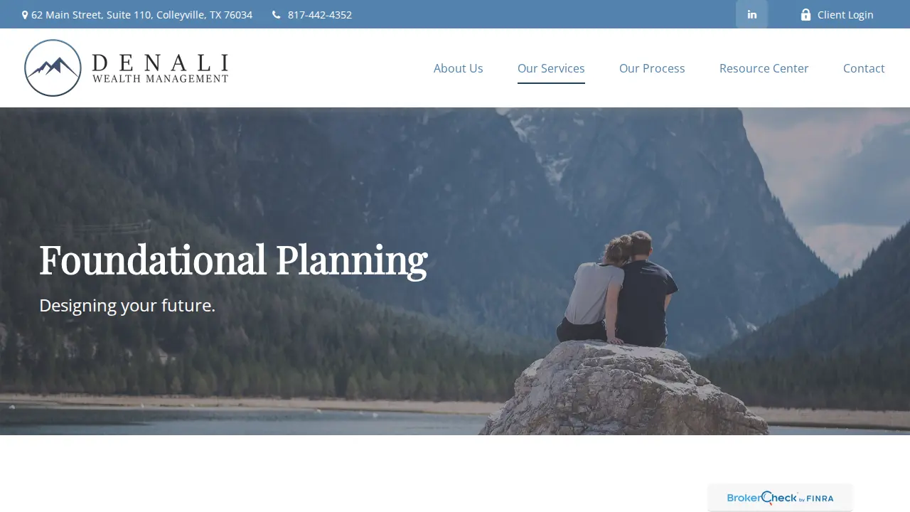 Denali Wealth Management page