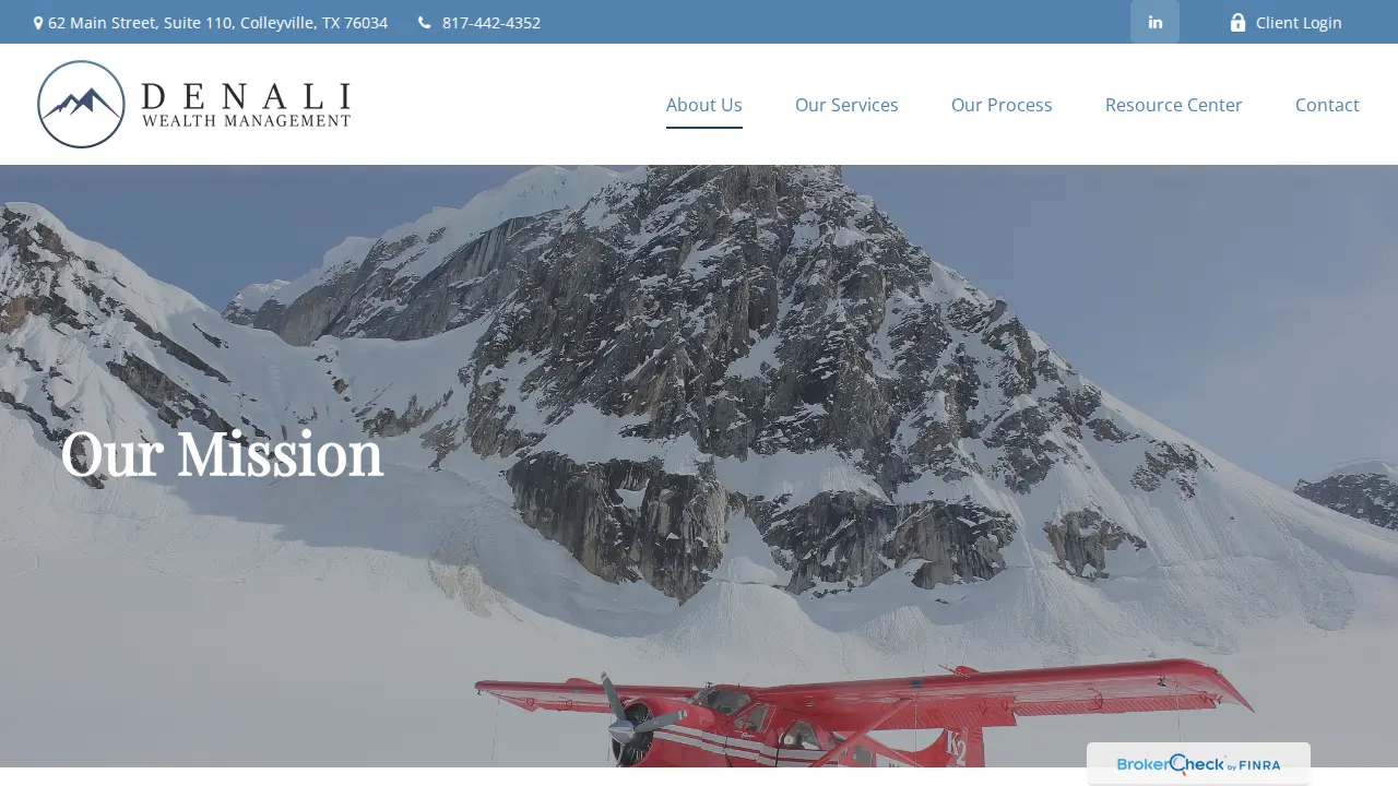 Denali Wealth Management page