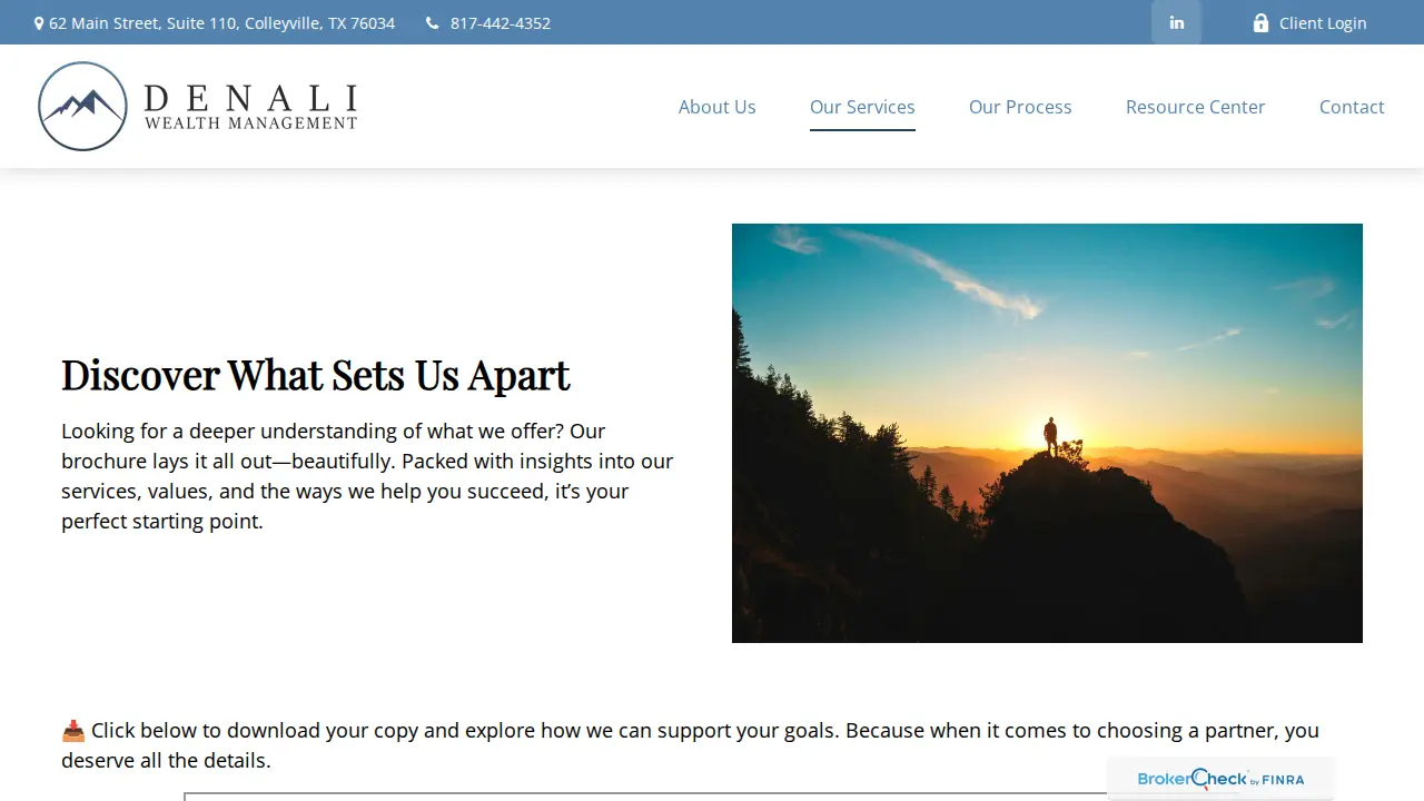 Denali Wealth Management page