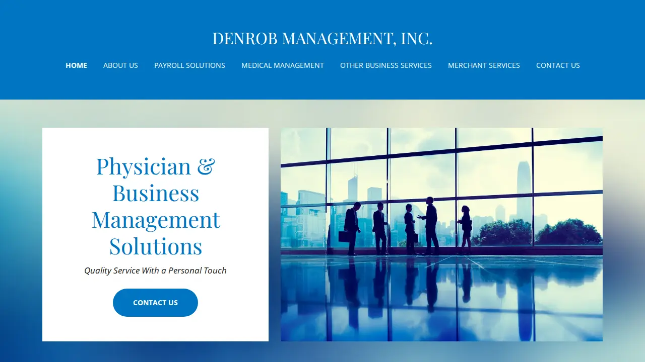 Denrob Management Inc. website