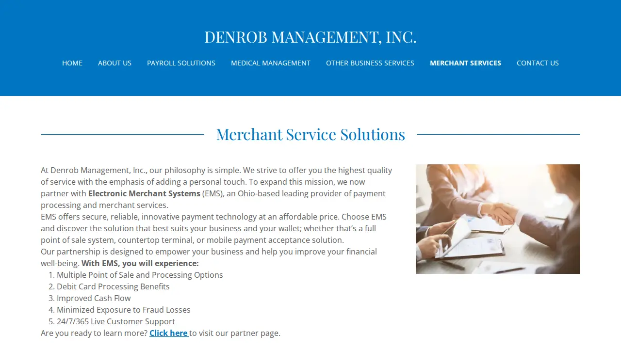 Denrob Management Inc. page