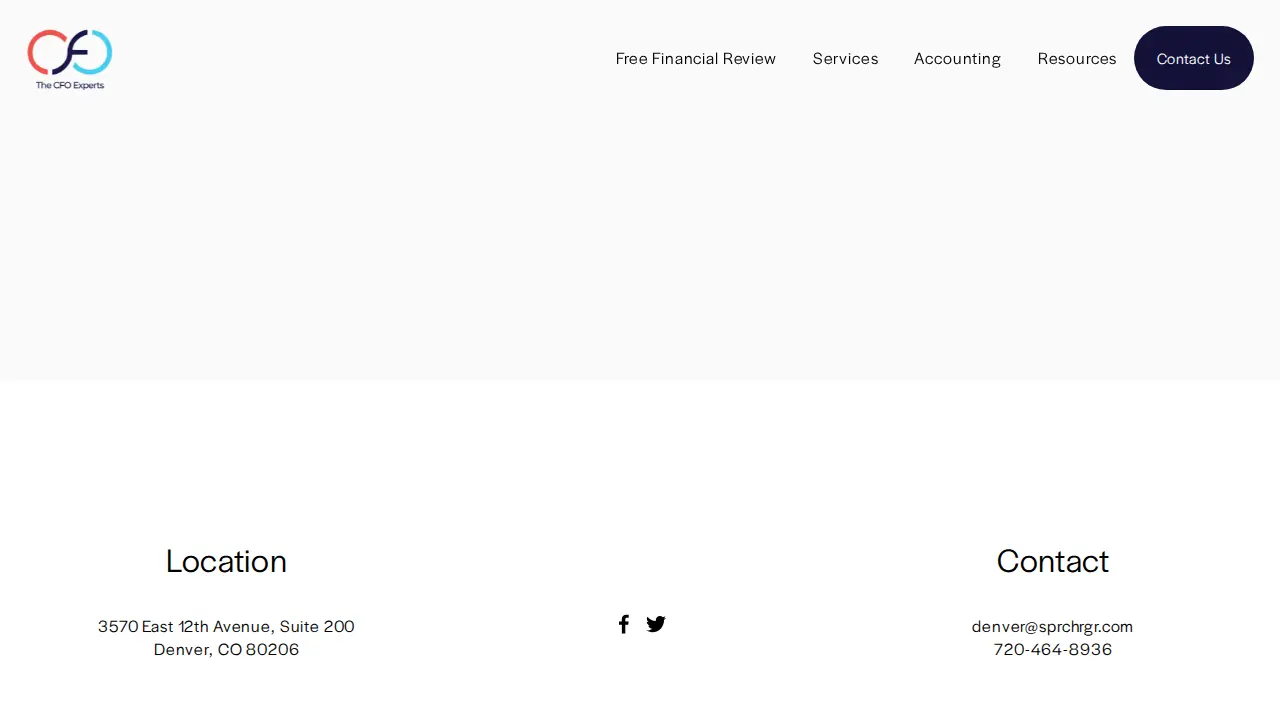 The Denver CFO Experts page