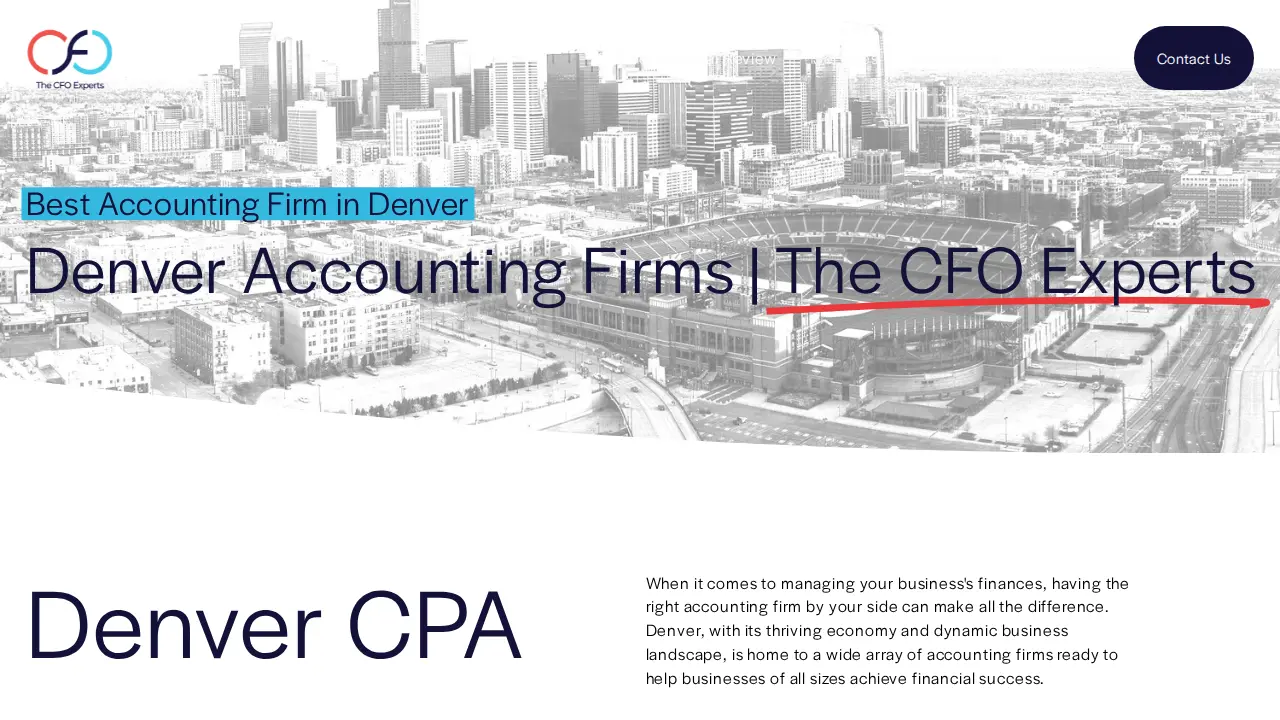 The Denver CFO Experts page