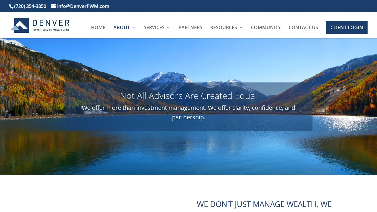 Denver Private Wealth Management page