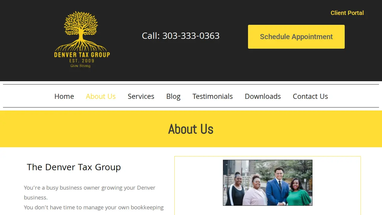 Denver Tax Group, LLC page