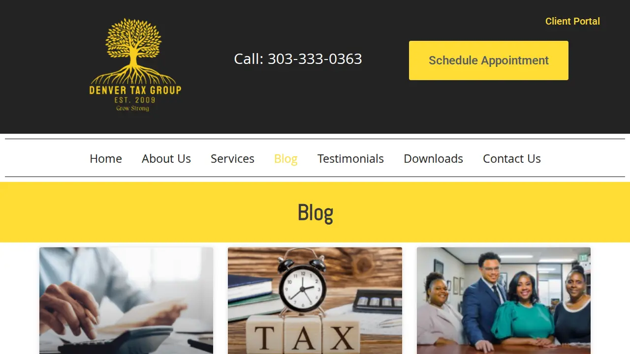 Denver Tax Group, LLC page