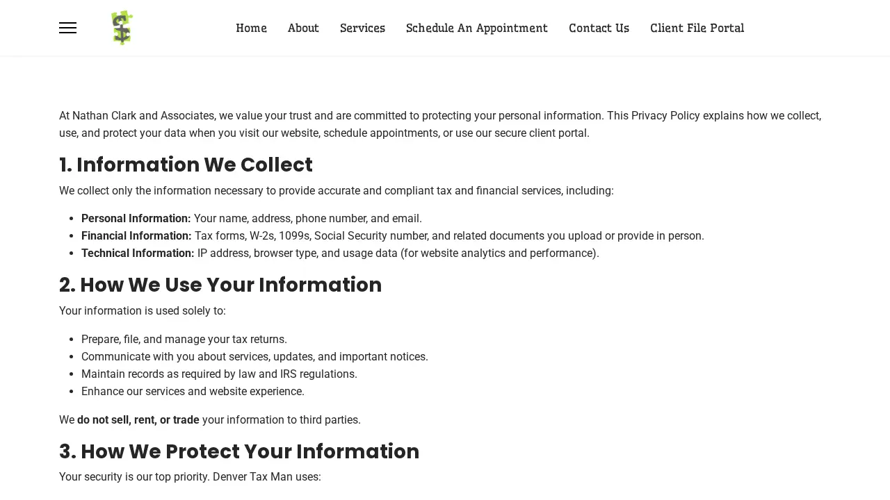 Nathan Clark and Associates page