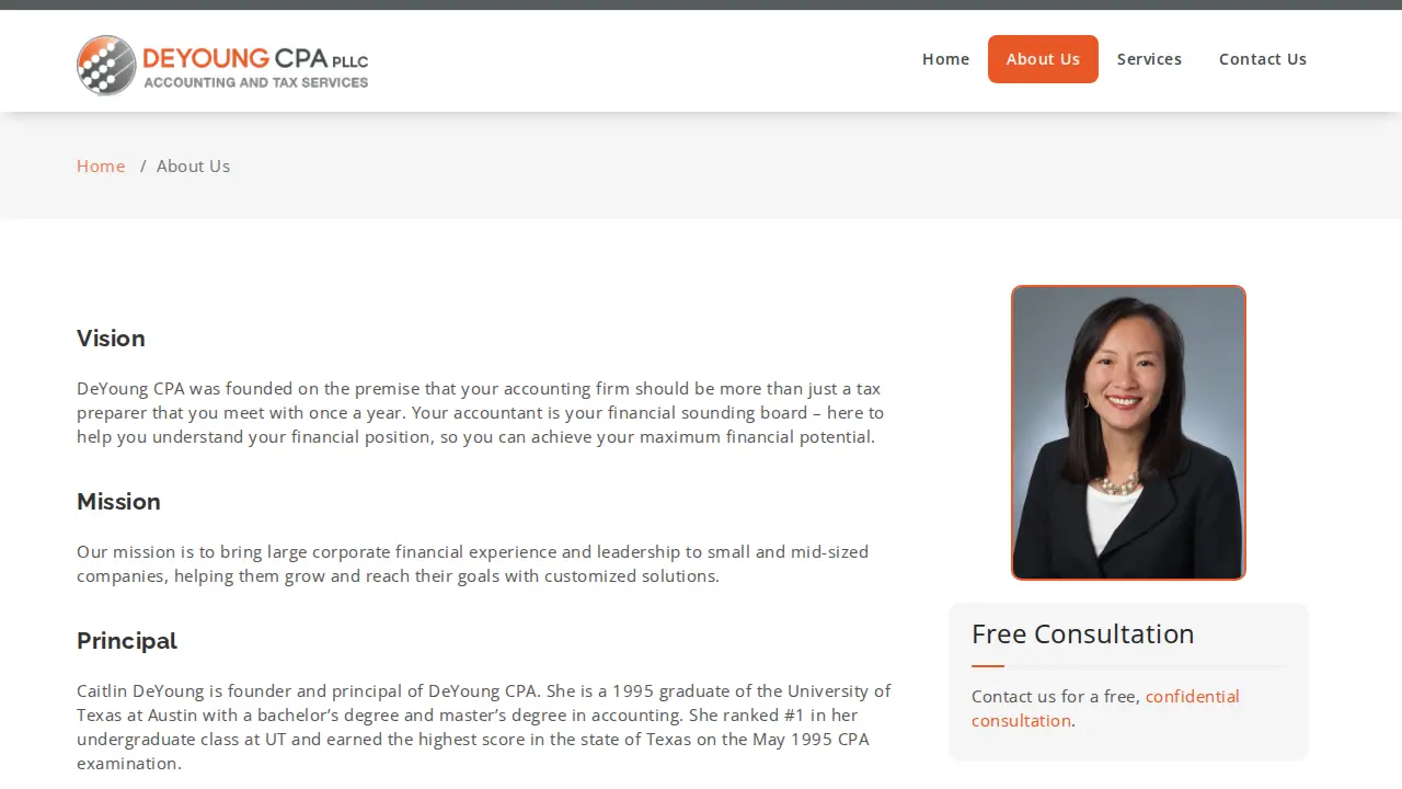 DeYoung CPA, PLLC page