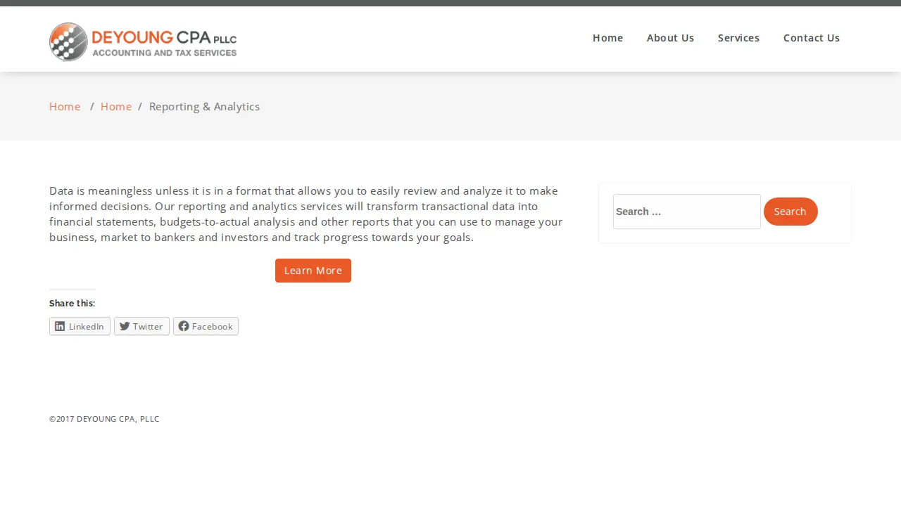 DeYoung CPA, PLLC page