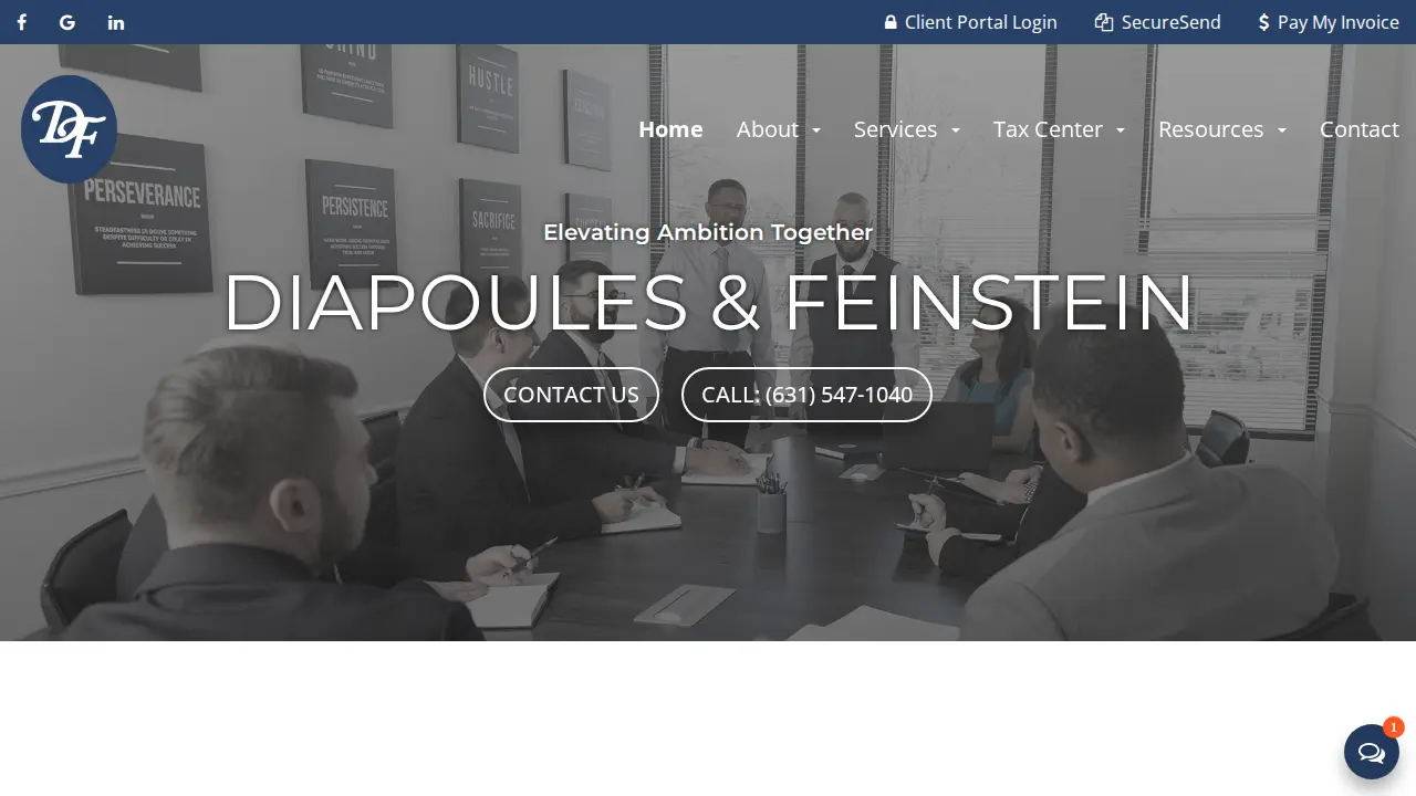 Diapoules & Feinstein CPAs PC page
