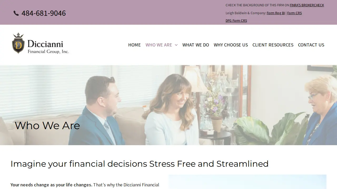 Diccianni Financial Group page